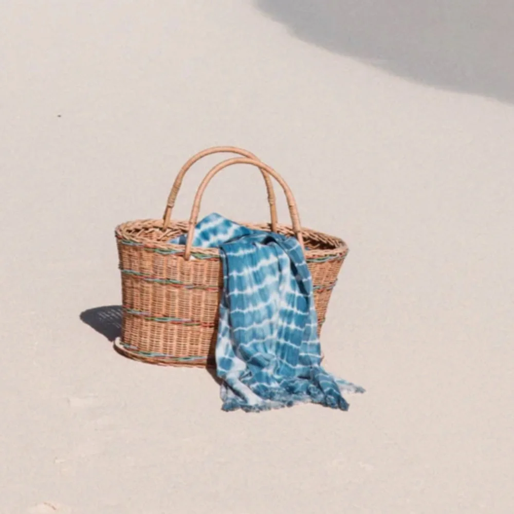 Layday Hand Dyed 100% Cotton Journey Towel, NWT